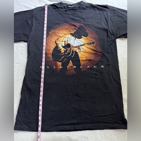 Vintage 90’s Clint Black 1995 World Tour Concert Tee Cotton Collector T-Shirt XL - Picture 6 of 6